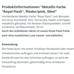 Royal Flash Metallic Farbe flieder/pink