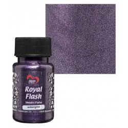 Royal Flash Metallic Farbe aubergine