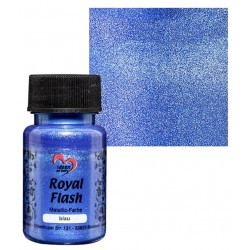 Royal Flash Metallic Farbe blau