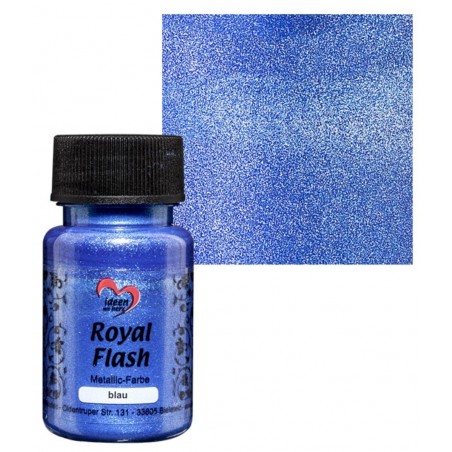 Royal Flash Metallic Farbe blau