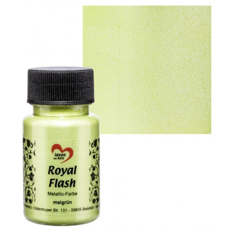 Royal Flash Metallic Farbe maigrün