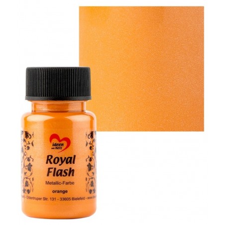Royal Flash Metallic Farbe orange