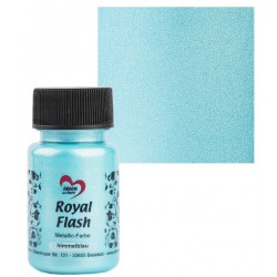 Royal Flash Metallic Farbe himmelblau