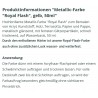 Royal Flash Metallic Farbe gelb