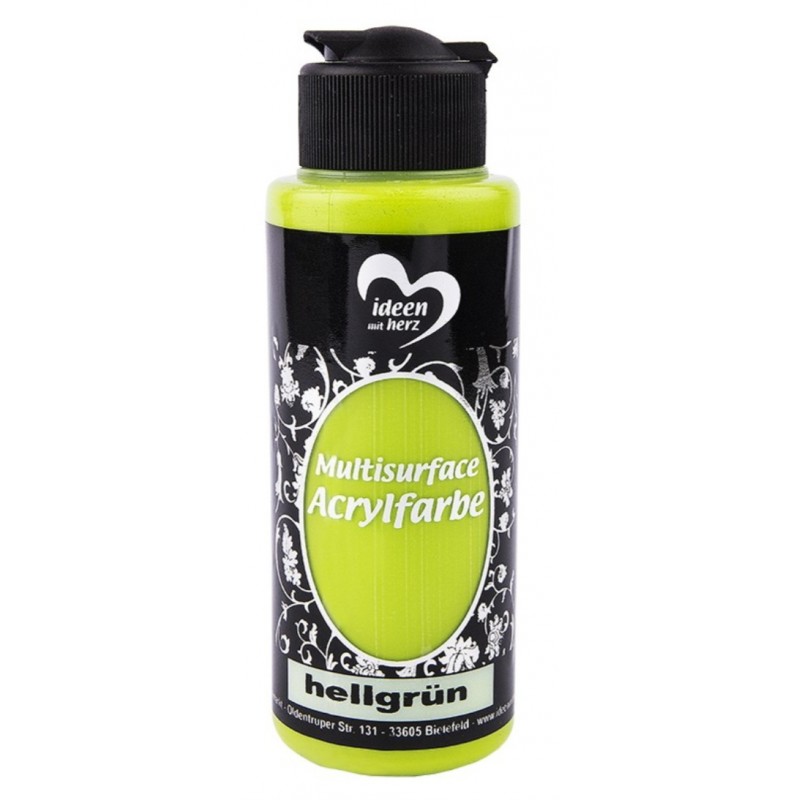 Multisurface Acrylfarbe hellgrün