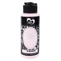 Multisurface Acrylfarbe rosa