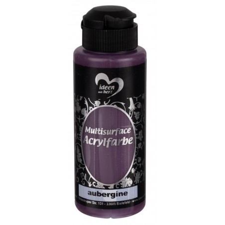 Multisurface Acrylfarbe aubergine