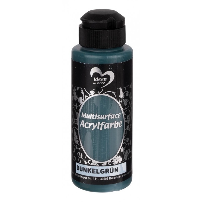 Multisurface Acrylfarbe dunkelgrün