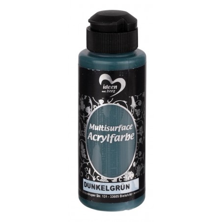 Multisurface Acrylfarbe dunkelgrün