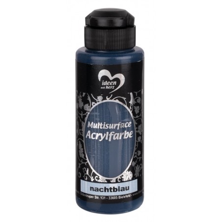 Multisurface Acrylfarbe nachtblau