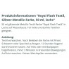 Royal Flash Textil Glitzer Farbe lachs