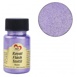 Royal Flash Textil Glitzer Farbe flieder