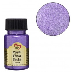 Royal Flash Textil Glitzer Farbe violette