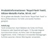 Royal Flash Textil Glitzer Farbe rot