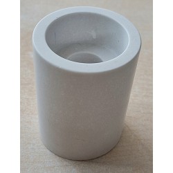 Beton Kerzen/Teelichthalter weiss
