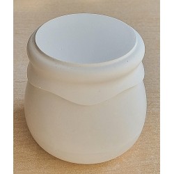Beton Dose mit Drehverschluss weiss