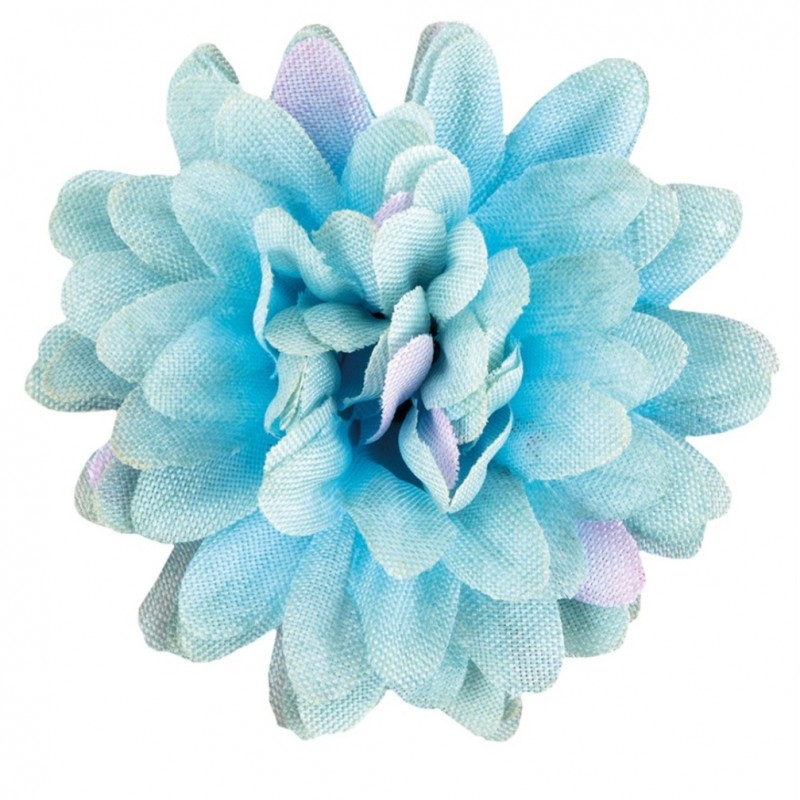 Deko Blüte Dahlie blau/lila