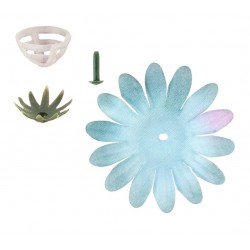 Deko Blüte Dahlie blau/lila