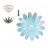Deko Blüte Dahlie blau/lila