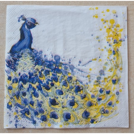 Serviette Pfau