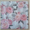 Serviette Rosen rosa