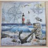 Serviette Anker/Leuchtturm
