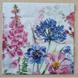 Serviette Blumen