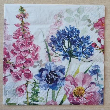 Serviette Blumen