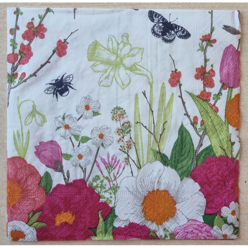 Servietten Blumenwiese 2