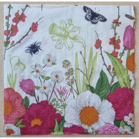 Servietten Blumenwiese 2