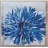 Servietten Blume blau