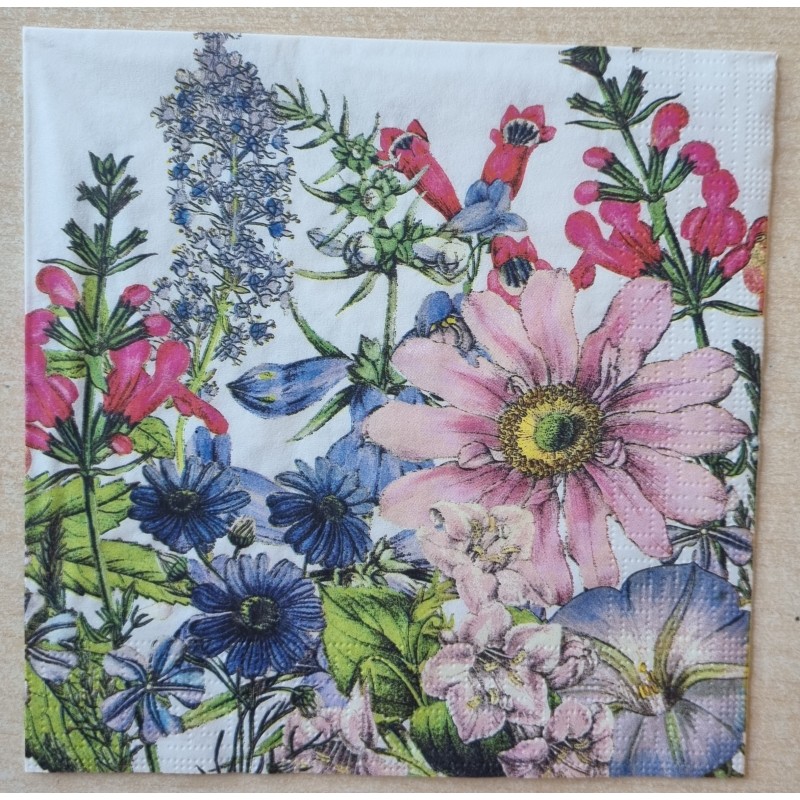 Servietten verschiedene Blumen 2