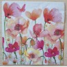 Servietten Mohnblumen rosa
