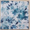 Serviette verschiedene Blumen blau