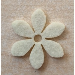 Filz Blume creme