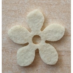 Filz Blume creme