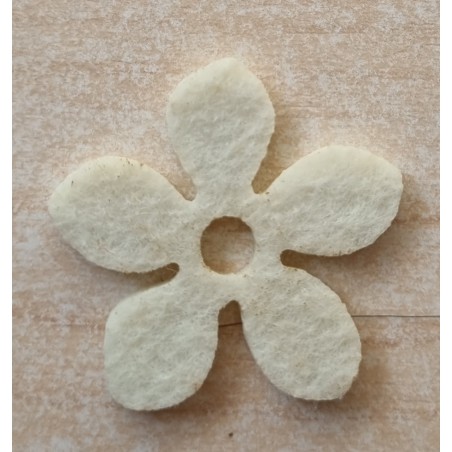 Filz Blume creme