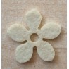 Filz Blume creme