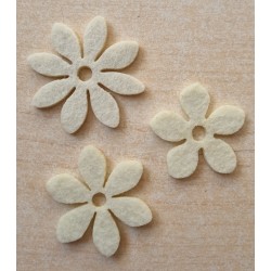 Filz Blume creme