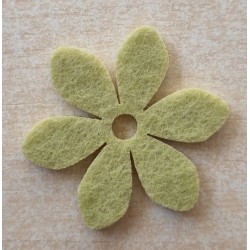 Filz Blume grün