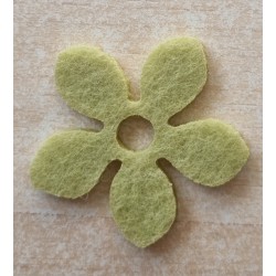 Filz Blume grün