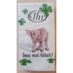 Taschentücher Glück