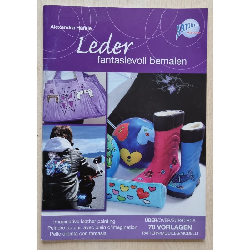 Leder fantasievoll bemalen