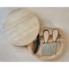 Käsebrett mit Messer