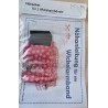 Bastelset für Zwei Wickelarmbänder rot