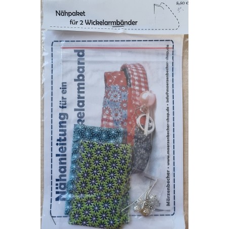 Bastelset für Zwei Wickelarmbänder grün/petrol