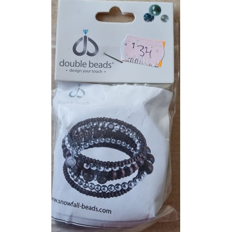 Bastelset Armband braun/silber