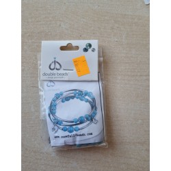 Bastelset Armband türkis/silber
