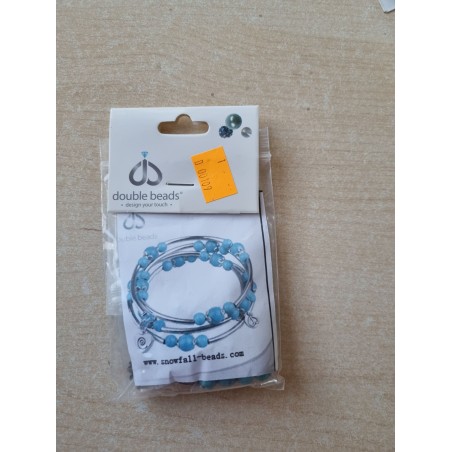 Bastelset Armband türkis/silber