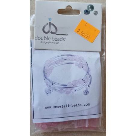 Bastelset Armband rosa/silber